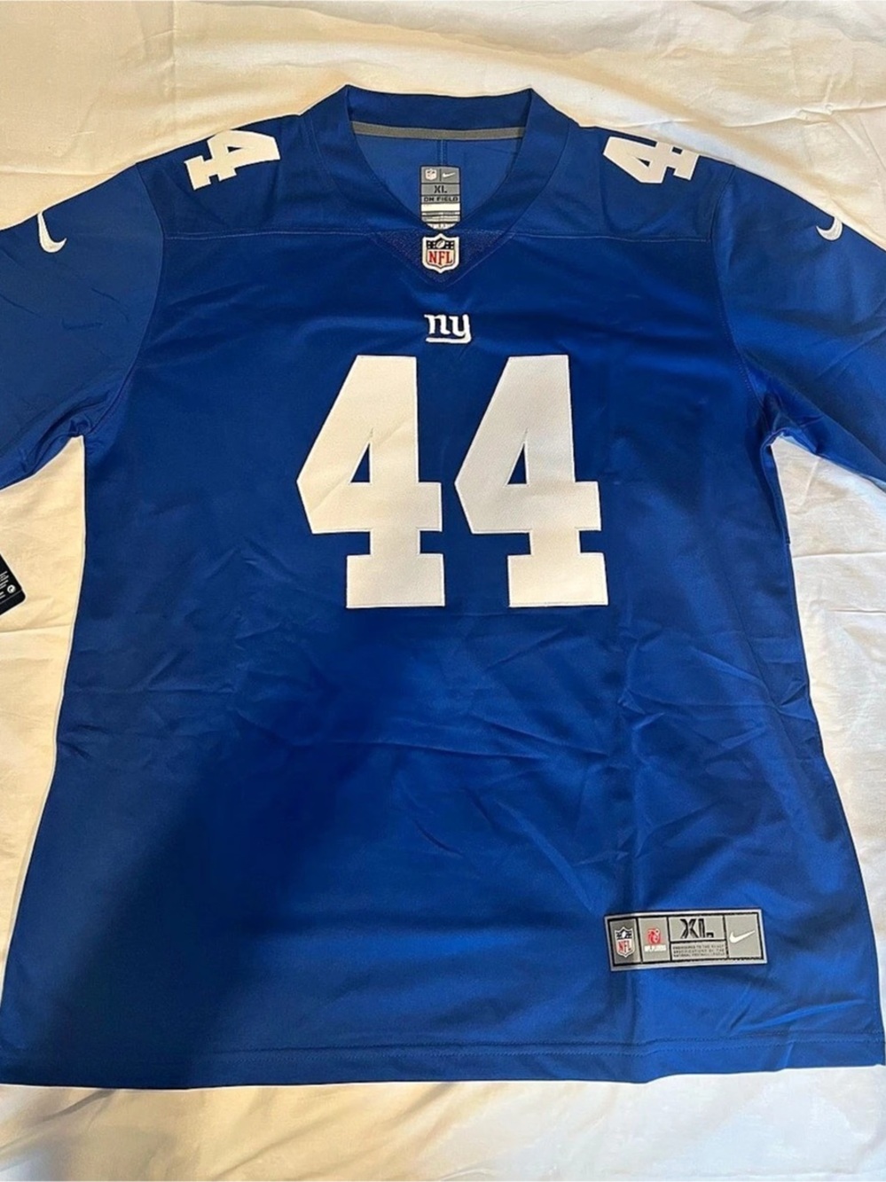 Nike New York Giants Saquon Barkley #44 jersey Blue & White